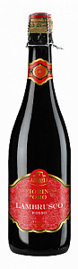 Красное Полусладкое Игристое вино Fiorino d'Oro Lambrusco Rosso 0.75 л