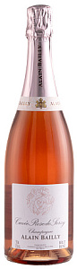 Розовое Брют Шампанское Alain Bailly Rose De Serzy 0.75 л