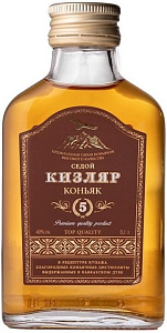 Коньяк Седой Кизляр 5 Лет 0.1 л