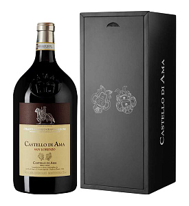 Красное Сухое Вино Chianti Classico Gran Selezione San Lorenzo Castello di Ama 2017 г. 3 л Gift Box
