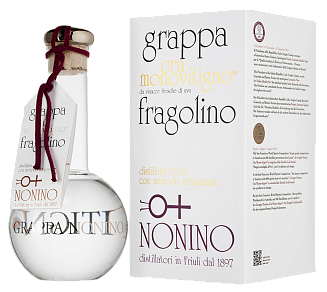 Граппа Cru Monovitigno Fragolino 0.5 л Gift Box