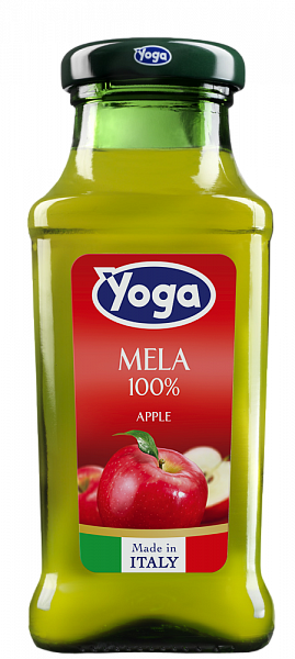 Сок яблочный Yoga Glass 0.2 л