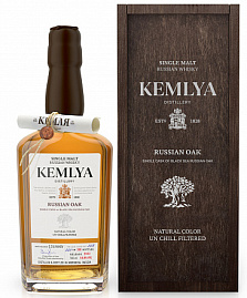 Виски Kemlya Russian Oak 0.7 л Gift Box