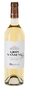 Белое Полусладкое Вино Rigal Gros Manseng 2019 г. 0.75 л