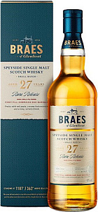 Виски Braes of Glenlivet 27 Years Old 0.7 л Gift Box