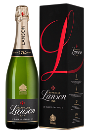 Шампанское Le Black Creation 257 Brut Lanson 0.75 л в подарочной упаковке