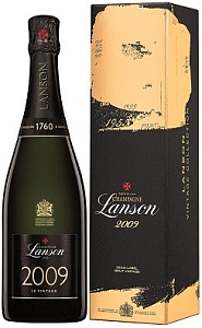 Белое Экстра брют Шампанское Clos Lanson Brut Nature 2009 г. 0.75 л Gift Box