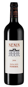 Красное Сухое Вино Chateau Nenin Pomerol 2004 г. 0.75 л