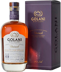 Виски Golani Unicask Nectar Oak 0.7 л Gift Box