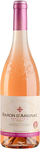 Розовое Полусладкое Вино Baron d'Arignac Rose Moelleux 0.75 л