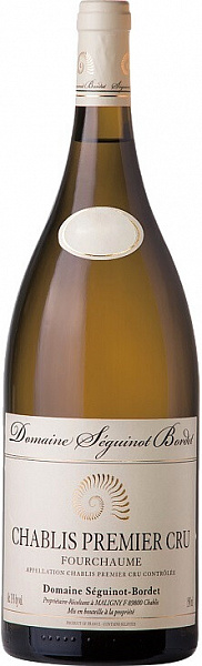 Вино Domaine Seguinot-Bordet Chablis Premier Cru Fourchaume AOC 1.5 л