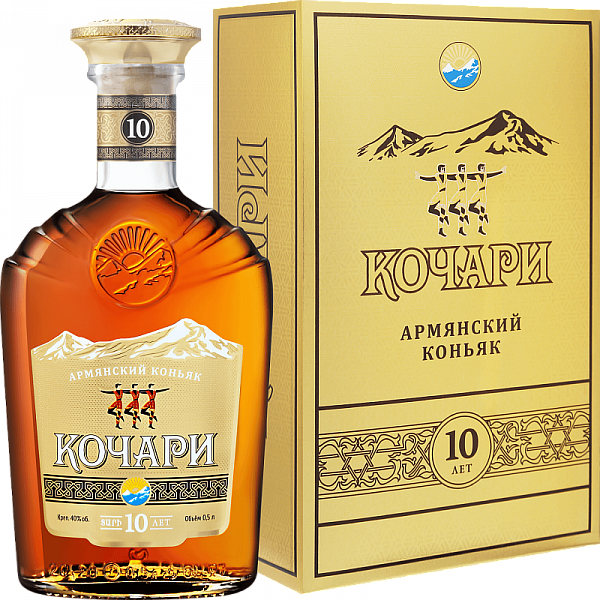 Коньяк Кочари 10 Лет 0.5 л Gift Box