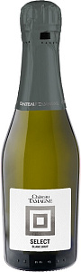 Белое Брют Игристое вино Chateau Tamagne Select Blanc Brut 0.2 л