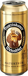 Пиво Franziskaner Hefe-Weisse Can 0.5 л
