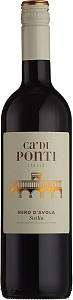 Красное Сухое Вино Sicilia DOC Ca di Ponti Nero d'Avola 2019 г. 0.75 л