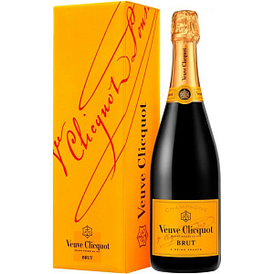 Белое Брют Шампанское Veuve Clicquot Brut 0.75 л Gift Box