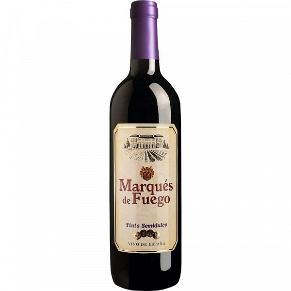 Вино Marques de Fuego Tinto Semi-sweet 0.75 л
