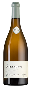 Белое Сухое Вино Chateauneuf-du-Pape Clos La Roquete 2018 г. 0.75 л