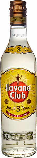 Ром Havana Club Anejo 3 Anos 0.5 л