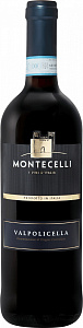 Красное Сухое Вино Montecelli Valpolicella DOC 0.75 л