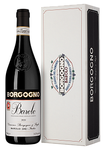 Красное Сухое Вино Barolo Borgogno 0.75 л в подарочной упаковке