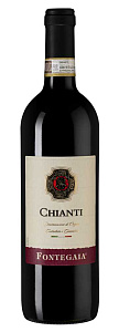 Красное Сухое Вино Fontegaia Chianti 2019 г. 0.75 л