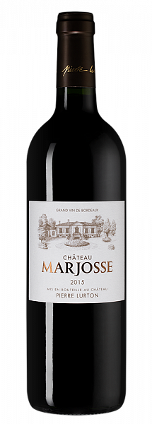 Вино Chateau Marjosse Rouge 2015 г. 0.75 л