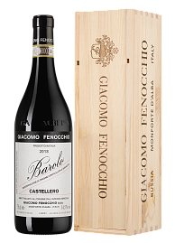 Вино Barolo Castellero Giacomo Fenocchio 0.75 л в подарочной упаковке
