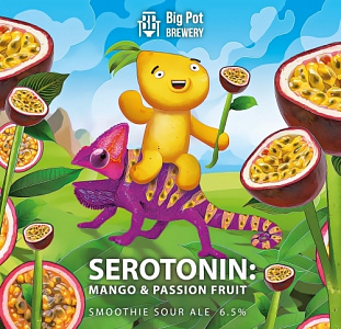 Пиво Serotonin: Mango & Passion Fruit Can 0.5 л