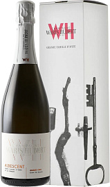 Шампанское Waris Hubert Albescent Grand Cru Blanc de Blanc Champagne AOC 0.75 л в подарочной упаковке