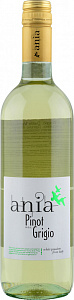 Белое Сухое Вино Ania Pinot Grigio delle Venezie 0.75 л