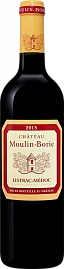 Вино Chateau Moulin-Borie Listrac-Medoc AOC 2015 г. 0.75 л