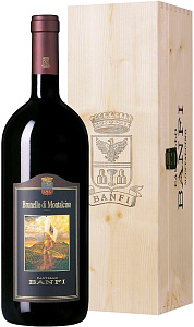 Красное Сухое Вино Brunello di Montalcino Banfi 2018 г. 3 л Gift Box