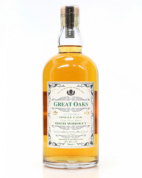 Виски Great Oaks Irish Whiskey Single Cask 0.7 л