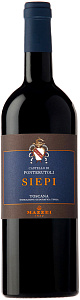 Красное Сухое Вино Siepi Toscana 2016 г. 0.75 л