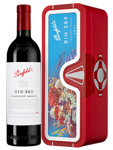 Красное Сухое Вино Penfolds Bin 389 Cabernet Shiraz 0.75 л в подарочной упаковке