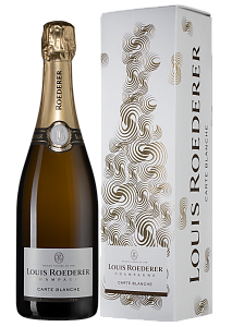 Белое Полусухое Шампанское Louis Roederer Carte Blanche 0.75 л Gift Box