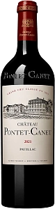 Красное Сухое Вино Chateau Pontet-Canet 2021 г. 0.75 л