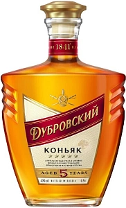 Коньяк Дубровский 5 Лет 0.5 л