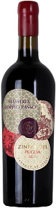 Красное Полусухое Вино Masseria Doppio Passo Zinfandel Puglia IGT 0.75 л