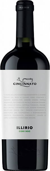 Вино Cincinnato Illirio Cori 0.75 л