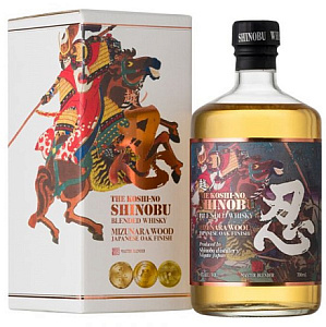 Виски Shinobu Blended Whisky Mizunara Oak Finish 0.7 л Gift Box