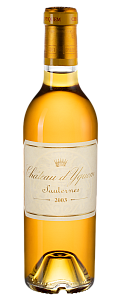 Белое Сладкое Вино Chateau d'Yquem 2003 г. 0.375 л