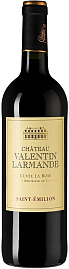 Вино Chateau Valentin Larmande Cuvee La Rose 2019 г. 0.75 л