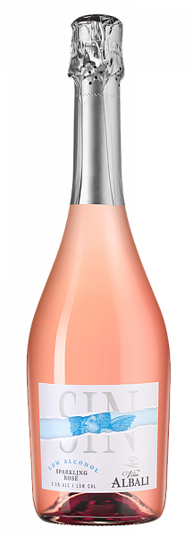 Игристое вино безалкогольное Vina Albali Rose 2020 г. 0.75 л Blue Design
