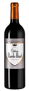 Красное Сухое Вино Chateau Barde-Haut 2017 г. 0.75 л
