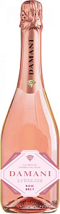 Розовое Брют Игристое вино Damani Rose Brut 0.75 л