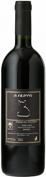 Вино Poderi del Paradiso A Filippo Toscana 2019 г. 0.75 л