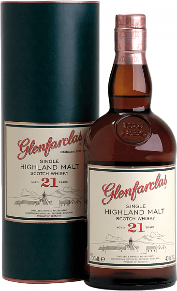 Виски Glenfarclas 21 Years Old Single Malt Scotch 0.7 л Gift Box