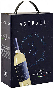 Белое Сухое Вино Astrale Bianco 2 л